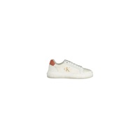 Calvin Klein Women&#39;s White Polyethylene  Sneaker - 38 EU
