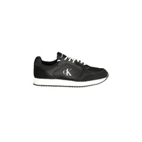 Calvin Klein Men&#39;s Black Polyester Sneaker - 42 EU