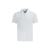 Calvin Klein Men&#39;s Light Blue Cotton Polo Shirt - L