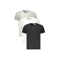 Calvin Klein Men's Gray Cotton  T-Shirt - XL