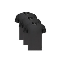 Calvin Klein Men's Black Cotton  T-Shirt - M