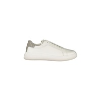 Calvin Klein Men's White Polyester Sneaker - 44 EU
