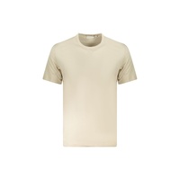 Calvin Klein Men&#39;s Beige Cotton  T-Shirt - 2XL