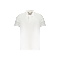 Calvin Klein Men&#39;s White Cotton  Polo Shirt - M