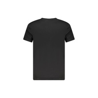 Cavalli Class Men&#39;s Black Cotton T-Shirt - XL