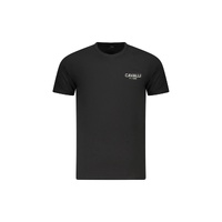 Cavalli Class Men&#39;s Black Cotton T-Shirt - M