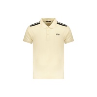 Cavalli Class Men&#39;s Beige Cotton Polo Shirt - L