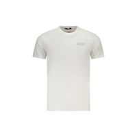 Cavalli Class Men&#39;s White Cotton &#39;s T-Shirt - XL
