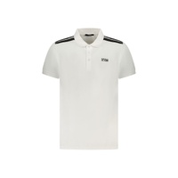 Cavalli Class Men's White Cotton Polo Shirt - 2XL