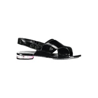 Calvin Klein Women's Black Polyethylene  Sandal - 37 EU