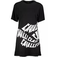 Cavalli Class Women's Black Cotton Dress - XS