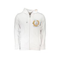 Cavalli Class Men's White Cotton Sweater - XL