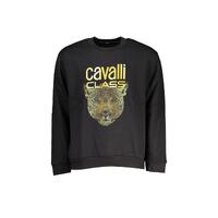 Cavalli Class Women's Black Cotton Sweater - XL