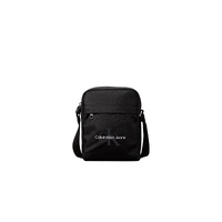 Calvin Klein Men's Black Recycled Polyester Messenger Bag - One Size
