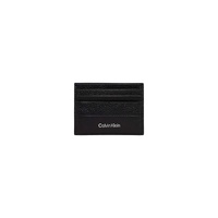 Calvin Klein Men's Black Leather Wallet - One Size