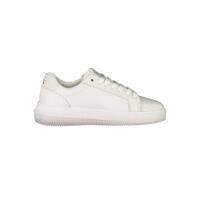 Calvin Klein Women's White Polyester Sneaker - 41 EU