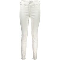 Calvin Klein Women's White Cotton Jeans &amp; Pant - W28 US