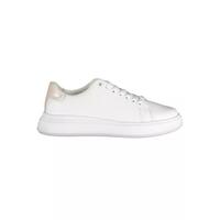 Calvin Klein Women's White Polyester Sneaker - 41 EU