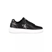 Calvin Klein Women's Black Polyester Sneaker - 40 EU