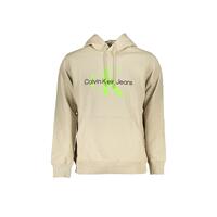 Calvin Klein Men's Beige Cotton Sweater - 2XL