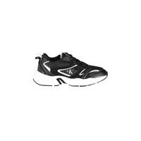 Calvin Klein Women's Black Polyester Sneaker - 40 EU