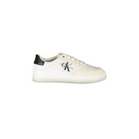 Calvin Klein Women's White Polyester Sneaker - 40 EU