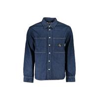 Calvin Klein Men's Blue Cotton Jacket - M