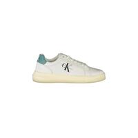Calvin Klein Men's White Polyester Sneaker - 44 EU
