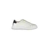 Calvin Klein Men's White Polyester Sneaker - 44 EU