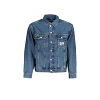 Calvin Klein Men's Blue Cotton Jacket - M