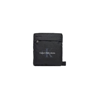 Calvin Klein Jeans Men&#39;s Black Recycled Polyester Messenger Bag - One Size