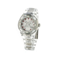 Chronotech Men's Transparent Polycarbonate Watch - One Size