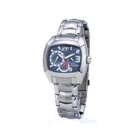 Chronotech Men&#39;s Silver Steel Watch - One Size