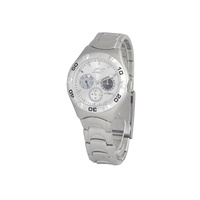 Chronotech Unisex's Silver Steel Watch - One Size