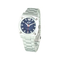 Chronotech Unisex's Silver Steel Watch - One Size