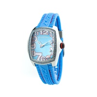 Chronotech Women's Blue Rubber Watch - One Size