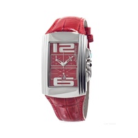 Chronotech Women&#39;s Red Leather Watch - One Size