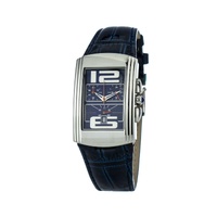 Chronotech Unisex's Blue Leather Watch - One Size