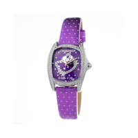 Chronotech Women&#39;s Purple Leather Watch - One Size