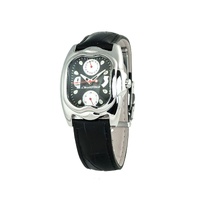 Chronotech Women's Black Leather Watch - One Size
