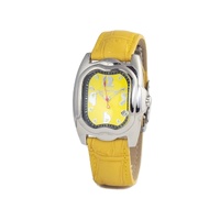 Chronotech Women's Yellow Leather Watch - One Size