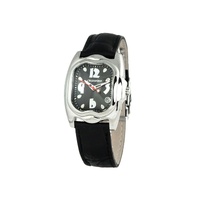 Chronotech Women&#39;s Black Leather Watch - One Size