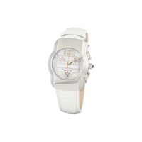 Chronotech Women&#39;s White Leather Watch - One Size