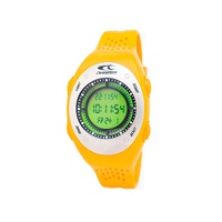 Chronotech Unisex's Orange Rubber Watch - One Size