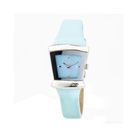 Chronotech Women's Blue Leather Watch - One Size