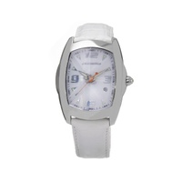 Chronotech Men's White Leather Watch - One Size