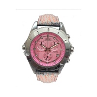 Chronotech Unisex's Multicolor Leather Watch - One Size