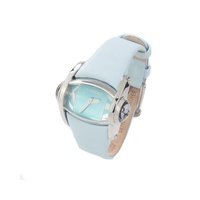 Chronotech Women's Blue Leather Watch - One Size