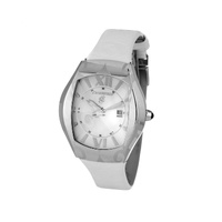 Chronotech Men&#39;s White Leather Watch - One Size