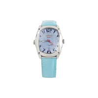 Chronotech Women's Blue Leather Watch - One Size